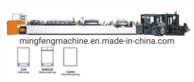 MFSB-600 tristransko tesnilo, stoječa torbica, stroj za izdelavo vrečk z zadrgo